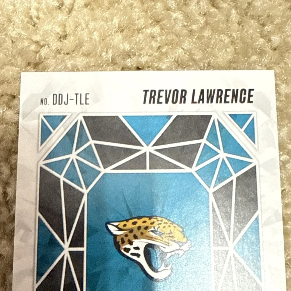 2024 Absolute Trevor Lawrence‎ Draft Diamonds Patch Relic Jacksonville Jaguars